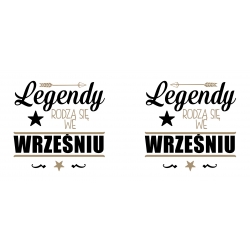 Kubek Legendy urodzone we wrześniu